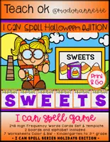 Vista previa - Hojas de trabajo - I CAN SPELL Series Special Edition Holidays HALLOWEEN Candy Corn Kids - Portada
