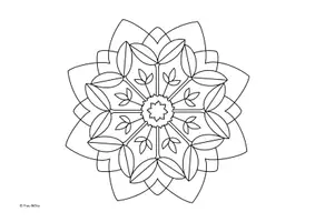 Vorschau - Mal- und Bastelvorlagen - 10 Mandalas Frühblüher + Fasching Karneval - Seite 3