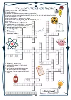 Vorschau - Arbeitsblätter - Kreuzworträtsel: Komödie Die Physiker (Dürrenmatt) Spiel, Quiz, Rätsel - Seite 1