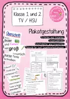 Vorschau - Stundenentwürfe - Einführung der Plakatgestaltung für die 1. und 2. Klasse - Deckblatt