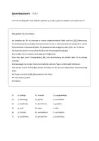 Vorschau - Arbeitsblätter - DTB B2 - Sprachbausteine Teil 1 + 2 (Drucker) - Seite 1