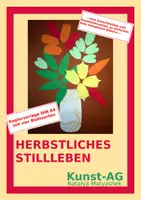 Vorschau - Mal- und Bastelvorlagen - Herbstliches Stillleben - eine Collage - Deckblatt