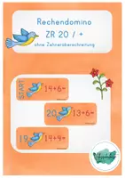 Vorschau - Spiele - Rechendomino / Frühling / ZR 20 / Addition - Deckblatt