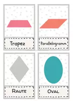 Vorschau - Arbeitsblätter - Wachsendes Materialpaket Geometrische Körper & Formen – Grundschule Mathematik Klasse 1–3 | Arbeitsblätter, Tafelmaterial, Lesedomino, Mosaikbilder - Seite 3