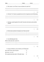 Vorschau - Klassenarbeiten - Klassenarbeit zum Thema Fabeln Klasse 6 mit Lösungen - Seite 3