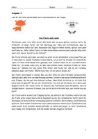 Vorschau - Fördermaterial/Inklusion - Klassenarbeit zum Thema Fabeln diff - Seite 2