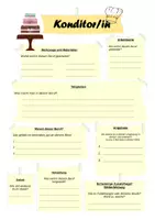 Vista previa - Hojas de trabajo - Perfil Profesiones Pastelero/ Pastelera alemán - Portada
