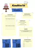 Vista previa - Hojas de trabajo - Perfil Profesiones Pastelero/ Pastelera alemán - página 1