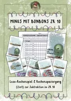 Vorschau - Arbeitsblätter - Subtraktion im ZR 10: Lesespiel / Rechenspiel / Rechenspaziergang - Deckblatt
