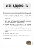 Vorschau - Arbeitsblätter - Subtraktion im ZR 10: Lesespiel / Rechenspiel / Rechenspaziergang - Seite 2
