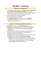 Vorschau - Merkblätter - 7.-13. Klasse: Zeichnung Merkblatt Sprachglossar (Kunst) - Seite 1