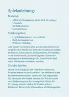 Vorschau - Spiele - Mathe Spiel zum Üben der Grundoperationen - Deckblatt