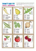 Vorschau - Spiele - FOOD - fruits and vegetables Englisch Spiel DON' T SAY IT! game Spiel - Seite 2