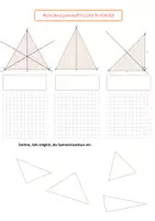 Vorschau - Arbeitsblätter - 6. Klasse: Achsensymmetrische Dreiecke und Vierecke - Seite 1