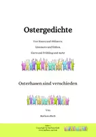 Vorschau - Text - "Osterhasen sind verschieden": lustiges Osterhasengedicht - Deckblatt