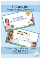 Vorschau - Präsentationen/Tafelbilder - Einführung Kleine und große Minusaufgaben - Deckblatt