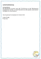 Vorschau - Poster - Bildkarten - Kleine und große Aufgaben - Seite 1