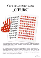 Aperçu - Matériel pour travaux manuels / dessin - Coordination de mains „CŒURS“ - Page de couverture