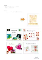 Aperçu - Matériel pour travaux manuels / dessin - Coordination de mains „CŒURS“ - Page 3