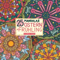 Vorschau - Mal- und Bastelvorlagen - Malbuch: 25 Mandalas zum Thema Ostern und Frühling Kopiervorlage zum Ausmalen - Deckblatt