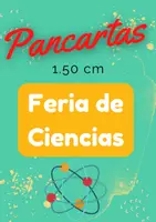Vista previa - Decoración del aula - Feria de ciencia Pancarta - Portada