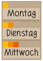 Vorschau - Präsentationen/Tafelbilder - Tafelkalender Lernkalender Deutsch DaZ DaF - 3 Versionen - Seite 2