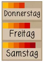 Vorschau - Präsentationen/Tafelbilder - Tafelkalender Lernkalender Deutsch DaZ DaF - 3 Versionen - Seite 3