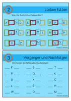 Vorschau - Aufgabenkarten - Übungskartei zum Alphabet - Seite 2