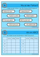 Vorschau - Aufgabenkarten - Übungskartei zum Alphabet - Seite 3