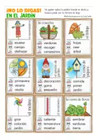 Vorschau - Spiele - En el jardín (im Garten) Spanisch Spiel No lo digas! - Seite 3