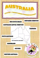 Vorschau - Arbeitsblätter - Australia - states and territories presentations - Deckblatt
