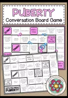 Vorschau - Arbeitsblätter - PUBERTY - Conversation Board Game - Deckblatt