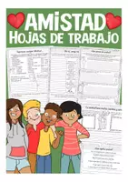 Vista previa - Unidades / Secuencias / Situaciones de Aprendizaje - AMISTAD hojas de trabajo / escritura creativa Español - Portada