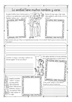 Aperçu - Apprentissages en autonomie - AMISTAD hojas de trabajo / escritura creativa ESPAÑOL / Espagnol - Page 3