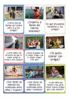 Vista previa - Unidades / Secuencias / Situaciones de Aprendizaje - AMISTAD - preguntas sobre preguntas tarjetas Español / E.L.E. - página 2