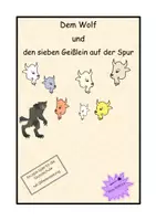 Vorschau - Arbeitsblätter - Dem Wolf und den sieben Geißlein auf der Spur I und II - Deckblatt