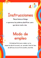 Vista previa - Juegos / Gamificación - Bingo de Carnaval - página 1