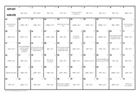 Aperçu - Jeux - Arithmétique mentale - Division - Jeu de dés - Page 1