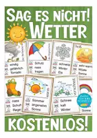 Aperçu - Jeux - Sag es nicht! Wetter Spiel Deutsch kostenlos - Page de couverture