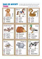 Aperçu - Jeux - Sag es nicht! Tiere Deutsch / Allemand Spiel - Page 2