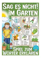 Aperçu - Jeux - Sag es nicht! Im Garten Deutsch / Allemand Spiel - Page de couverture