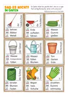 Aperçu - Jeux - Sag es nicht! Im Garten Deutsch / Allemand Spiel - Page 2