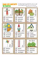 Aperçu - Jeux - Sag es nicht! Im Garten Deutsch / Allemand Spiel - Page 3