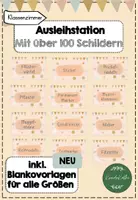 Vorschau - Poster - Ausleihstation mit über 100 Schildern inkl. Blankovorlagen - Deckblatt