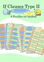 Aperçu - Cartes d'exercices - Feuilles en tandem if clauses Type 2 - Anglais - Page de couverture