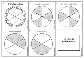 Aperçu - Matériel pour travaux manuels / dessin - Español: mi abanico de los colores - Page 3