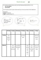Vorschau - Arbeitsblätter - Plans for the week - Seite 3