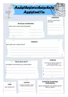 Vista previa - Hojas de trabajo - Perfil de profesiones "enfermero/a anestesista" (alemán) - Portada