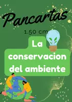 Vista previa - Decoración del aula - La conservación del ambiente Pancarta 1.50 cm de largo - Portada