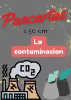 Vista previa - Decoración del aula - La contaminación Pancarta 1.50 cm - Portada